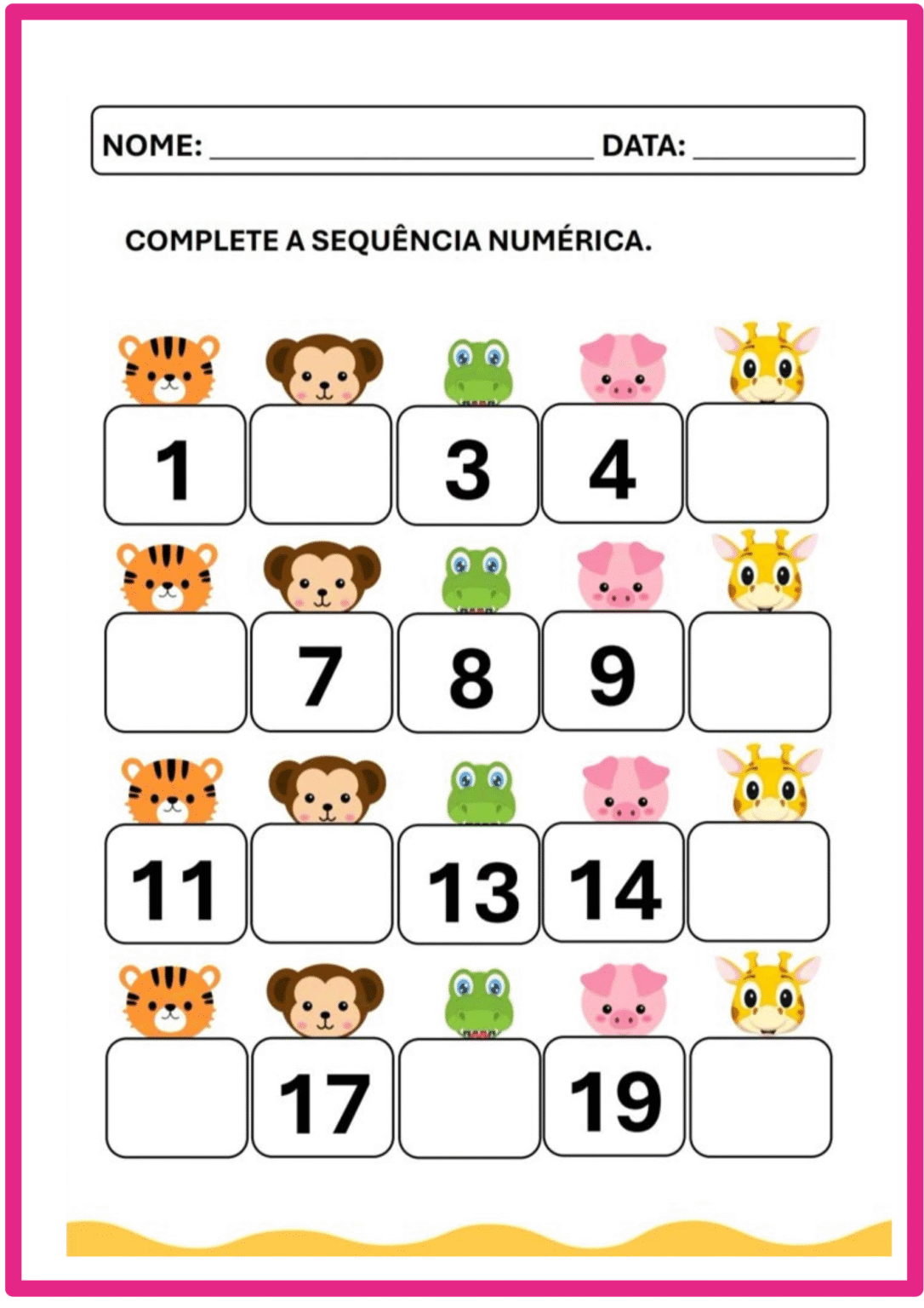 Atividades adaptadas autismo